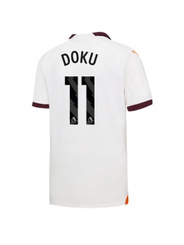 Manchester City Jeremy Doku #11 Auswärtstrikot 2023-24 Kurzarm